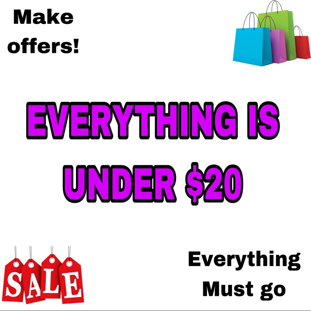 EVERYTHING IS UNDER $20!!!